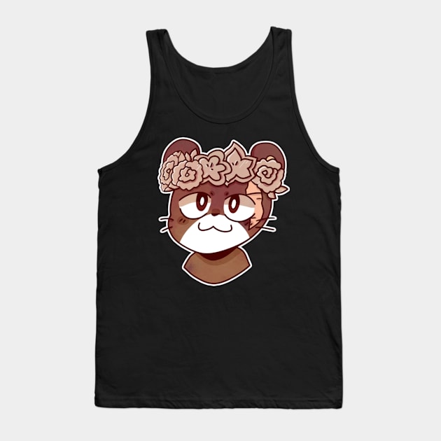 Pantherlily flower crown sticker Tank Top by Dragnoodles